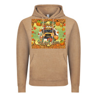 Vintage Coffee fall school bus Vintage Hoodie - texasbilliewilder