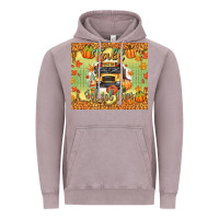 Vintage Zinc fall school bus Vintage Hoodie - texasbilliewilder