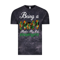 Cloud Black Being A Mom Makes My Life Complete For dark Vintage Tee - Bettercallsaul