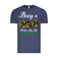 Vintage Denim Being A Mom Makes My Life Complete For dark Vintage Tee - Bettercallsaul