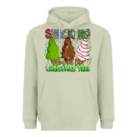 Matcha Snacking Around The Christmas Tree Heavyweight Hoodie - CowhideDigitalArt