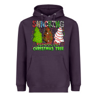 Plum Snacking Around The Christmas Tree Heavyweight Hoodie - CowhideDigitalArt