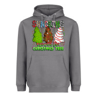 Storm Snacking Around The Christmas Tree Heavyweight Hoodie - CowhideDigitalArt