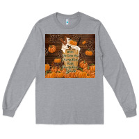 Heather Grey make pumpkin spice Long Sleeve Tee - TumblerDesignByShophia