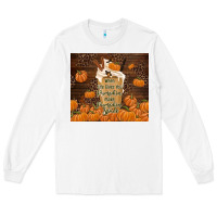 White make pumpkin spice Long Sleeve Tee - TumblerDesignByShophia