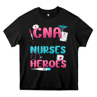 Black cna because even nurses need heroes Heavy Core Tee - MaliasSmallBusiness