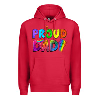Cardinal Western Proud Dad Premium Hoodie - BundleAndBundleShop
