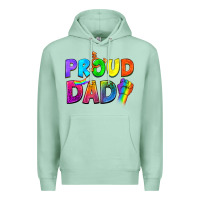 Seafoam Western Proud Dad Premium Hoodie - BundleAndBundleShop