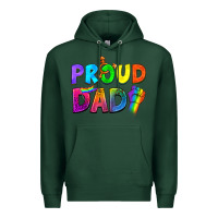 Sports Green Western Proud Dad Premium Hoodie - BundleAndBundleShop