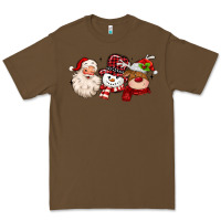Cacao santa snowman reindeer Premium Tee - MaliasSmallBusiness