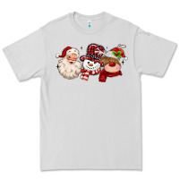 Dove Grey santa snowman reindeer Premium Tee - MaliasSmallBusiness