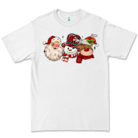 White santa snowman reindeer Premium Tee - MaliasSmallBusiness