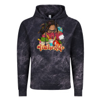 Cloud Black afro woman teacher life Vintage Hoodie - NancyCooperArtShop