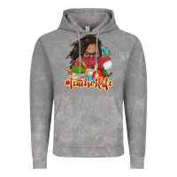 Cloud Rock afro woman teacher life Vintage Hoodie - NancyCooperArtShop