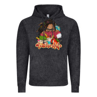 Vintage Black afro woman teacher life Vintage Hoodie - NancyCooperArtShop