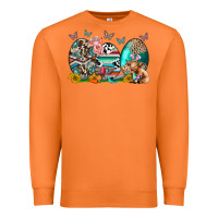 Carrot easter easter eggs Premium Sweatshirt - CowhideDigitalArt