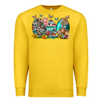 Lemon easter easter eggs Premium Sweatshirt - CowhideDigitalArt