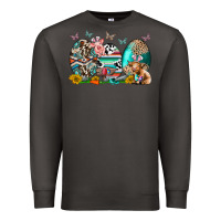 Smoke easter easter eggs Premium Sweatshirt - CowhideDigitalArt