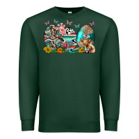 Sports Green easter easter eggs Premium Sweatshirt - CowhideDigitalArt
