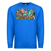 True Royal easter easter eggs Premium Sweatshirt - CowhideDigitalArt