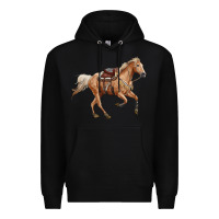Black horse body Premium Hoodie - RanaPortraitStore