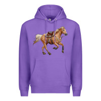 Purple horse body Premium Hoodie - RanaPortraitStore