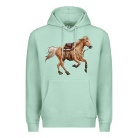 Seafoam horse body Premium Hoodie - RanaPortraitStore