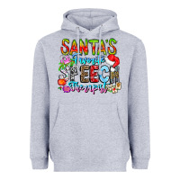 Heather Grey festive speech therapist tribute Heavyweight Hoodie - CowhideDigitalArt
