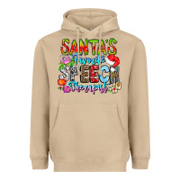 Mushroom festive speech therapist tribute Heavyweight Hoodie - CowhideDigitalArt