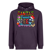 Plum festive speech therapist tribute Heavyweight Hoodie - CowhideDigitalArt