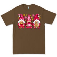 Cacao Pink Christmas gnomes Premium Tee - NancyCooperArtShop