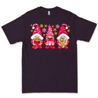 Plum Pink Christmas gnomes Premium Tee - NancyCooperArtShop