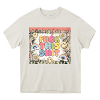 Cream fuck this shit Heavy Core Tee - MaliasSmallBusiness
