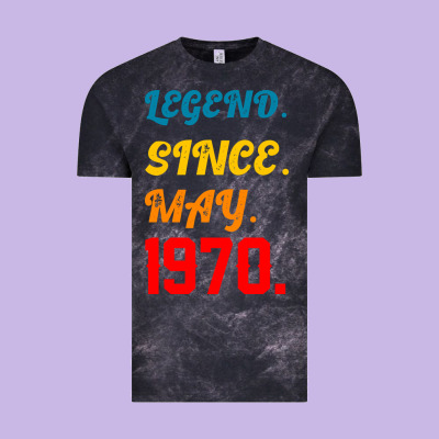 Legend Since May 1970 Vintage Tee Designed By Bettercallsaul