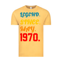 Vintage Mustard Legend Since May 1970 Vintage Tee - Bettercallsaul