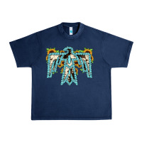 Navy thuhderbird Urban Heavy Tee - JahusDesignShop