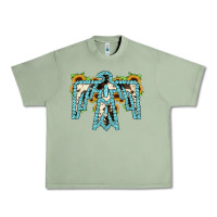Oil Green thuhderbird Urban Heavy Tee - JahusDesignShop