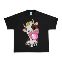 Black cute cow Urban Heavy Tee - texasbilliewilder