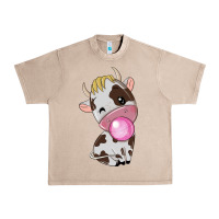 French Oak cute cow Urban Heavy Tee - texasbilliewilder