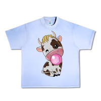 Grape Ice cute cow Urban Heavy Tee - texasbilliewilder
