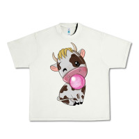 Pistachio cute cow Urban Heavy Tee - texasbilliewilder
