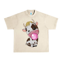 Sandshell cute cow Urban Heavy Tee - texasbilliewilder