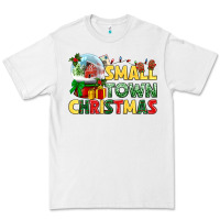White Small town Christmas Premium Tee - NancyCooperArtShop