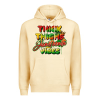 Pina Colada thick thighs juneteenth vibes Premium Hoodie - FaDigitalArtStudio
