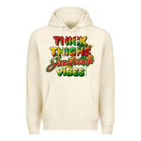 Sandshell thick thighs juneteenth vibes Premium Hoodie - FaDigitalArtStudio