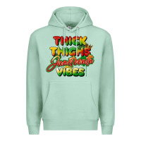 Seafoam thick thighs juneteenth vibes Premium Hoodie - FaDigitalArtStudio