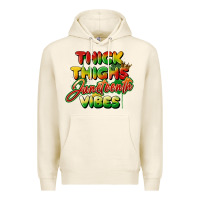 Tofu thick thighs juneteenth vibes Premium Hoodie - FaDigitalArtStudio