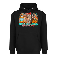 Black Moo Pumpkin Get Out The Way Heavyweight Hoodie - CowhideDigitalArt