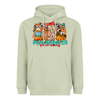 Matcha Moo Pumpkin Get Out The Way Heavyweight Hoodie - CowhideDigitalArt