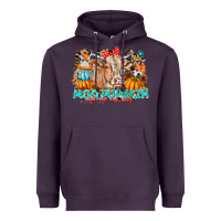 Plum Moo Pumpkin Get Out The Way Heavyweight Hoodie - CowhideDigitalArt